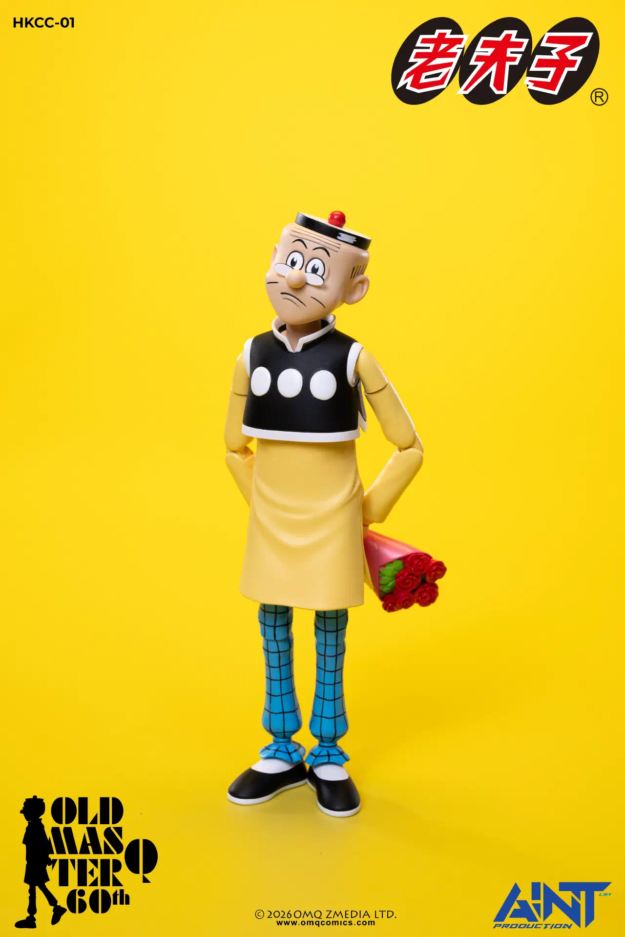 Aint Production HKCC-01 Old Master Q 60th Anniversary 1/12 figure