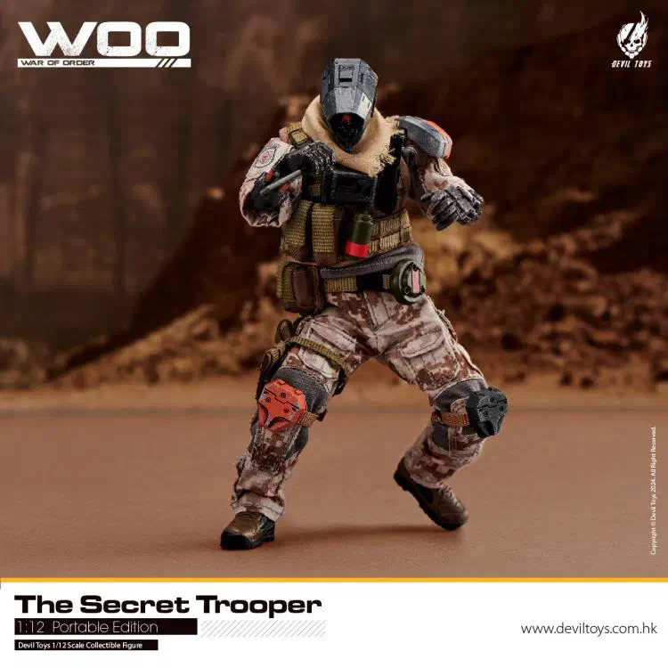 Devil Toys Secret Trooper alternate pose