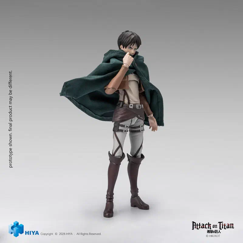 Hiya Toys Eren Yeager 1/12 Survey Corps figure