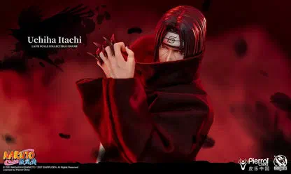 Detail view of the Rocket Toys Itachi figure