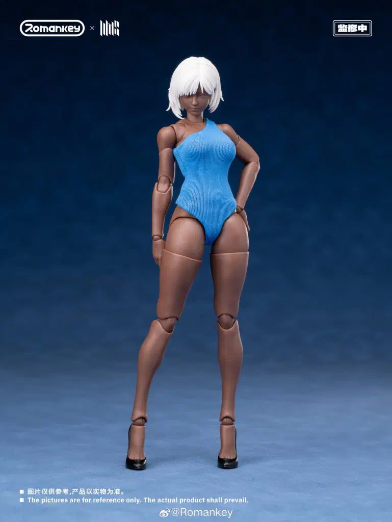 Romankey UMS004 Mia 1/12 action female body dark skin limited edition